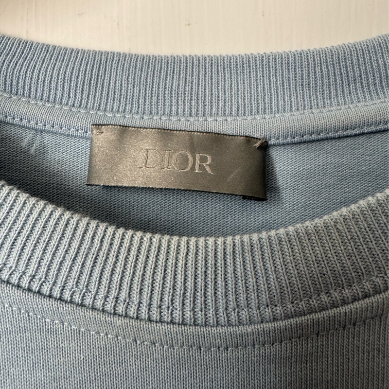 Dior天空藍CD logo短袖T恤-1