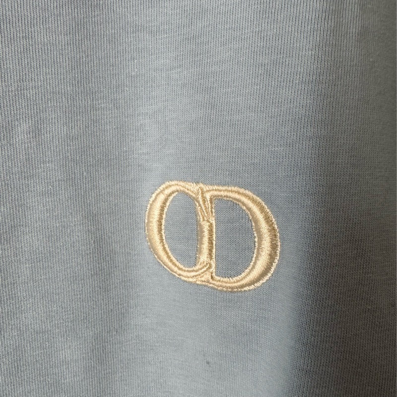 Dior天空藍CD logo短袖T恤-5