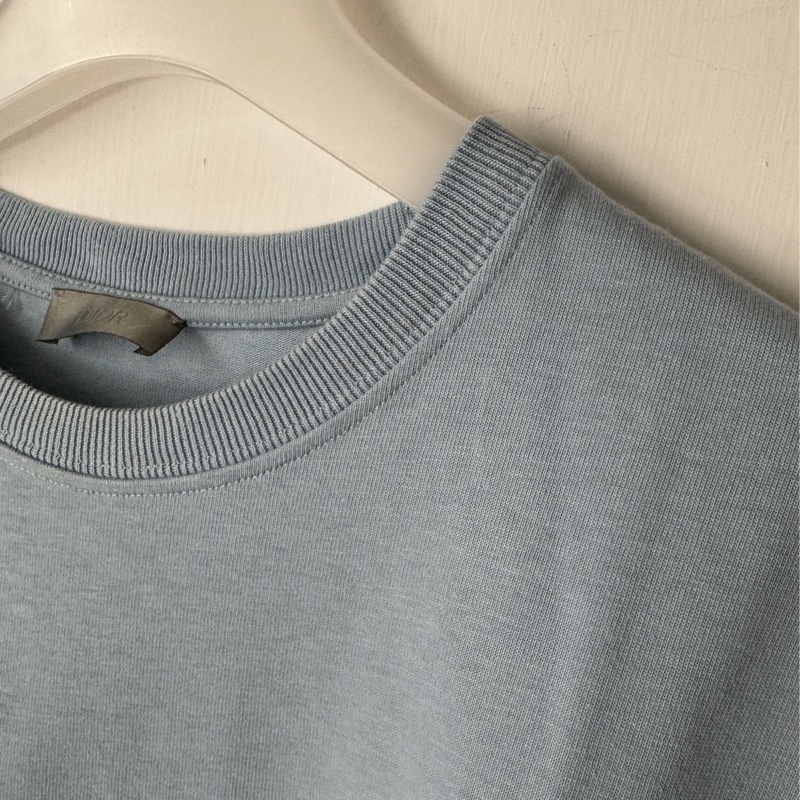 Dior天空藍CD logo短袖T恤-7