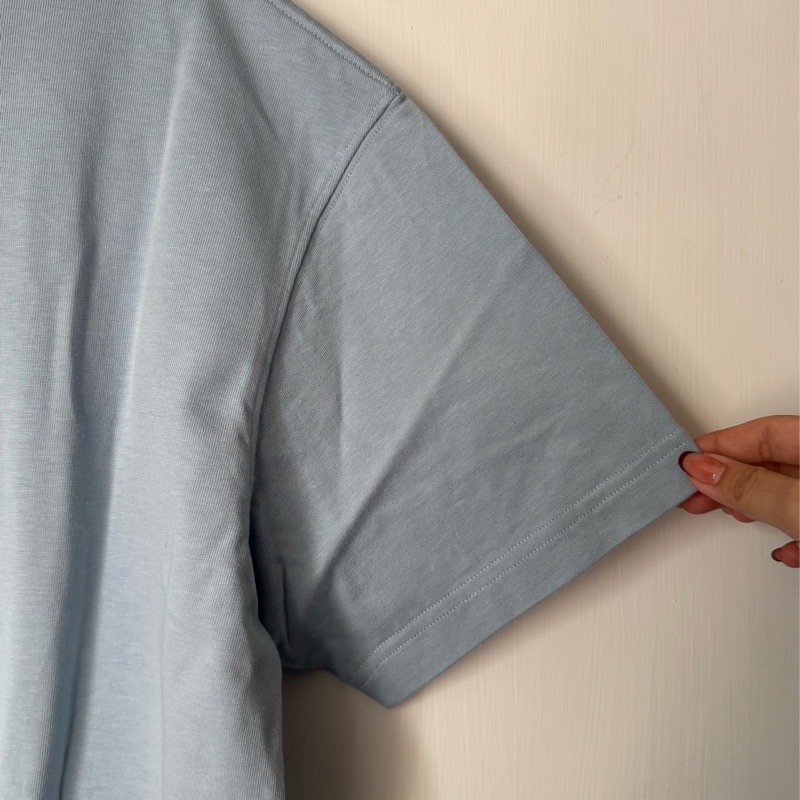 Dior天空藍CD logo短袖T恤-15