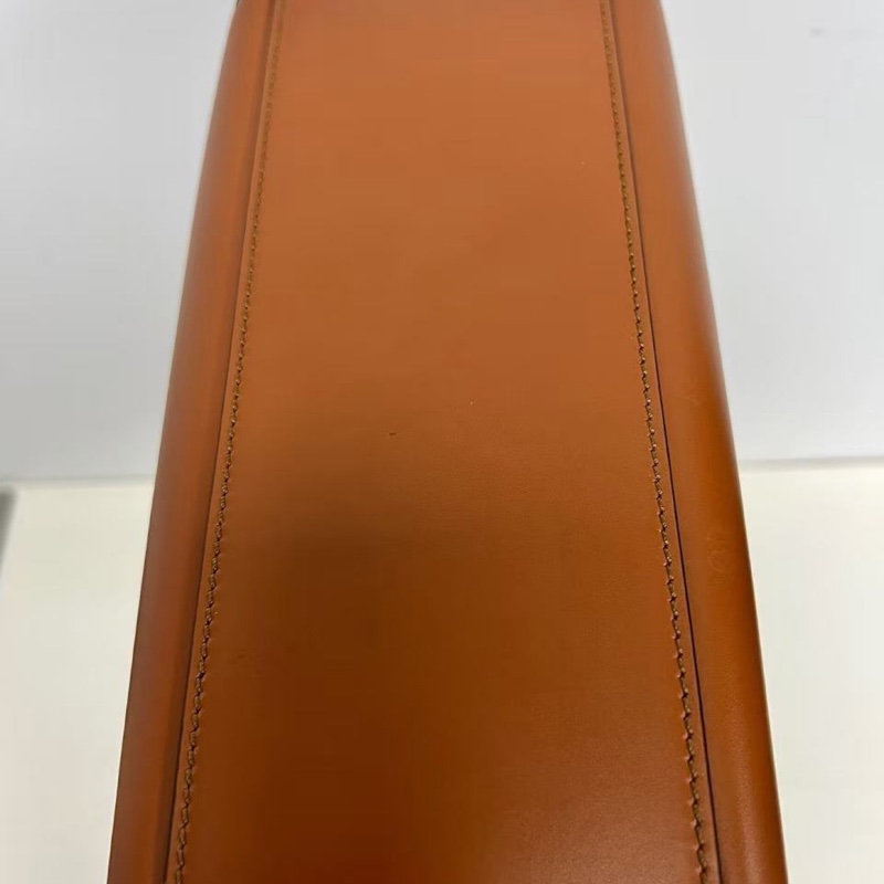 Fendi Sunshine手提斜背包 小號 焦糖色 牛皮 25*22*11 98新配件塵袋-5