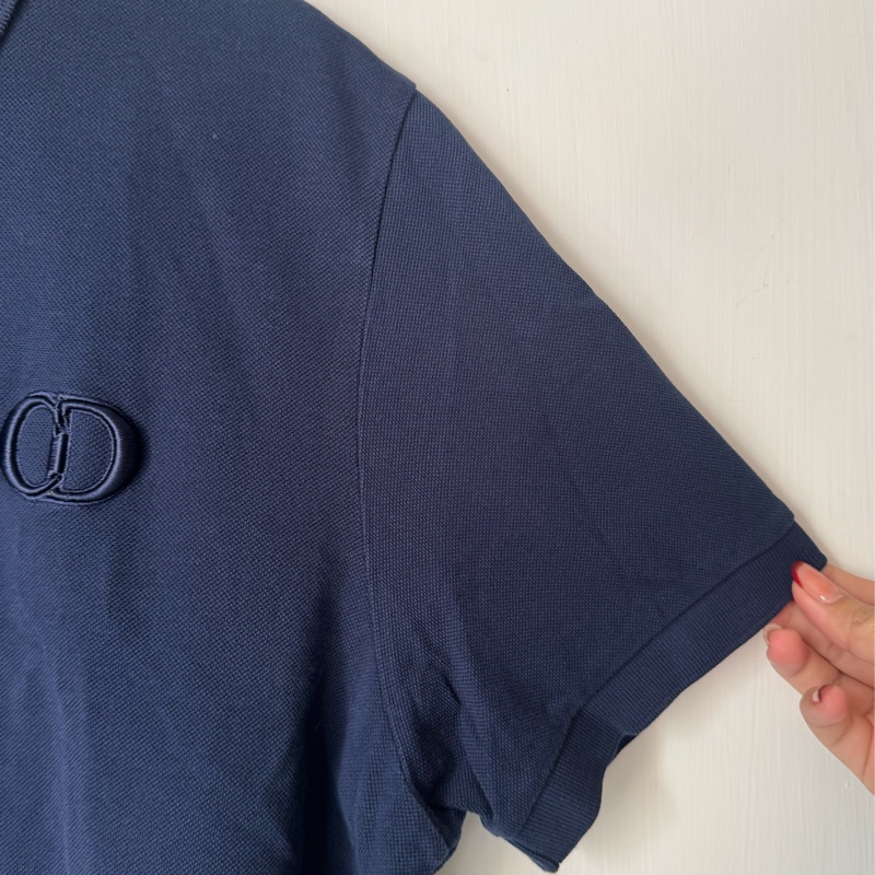 Dior深藍CD logo polo衫-3