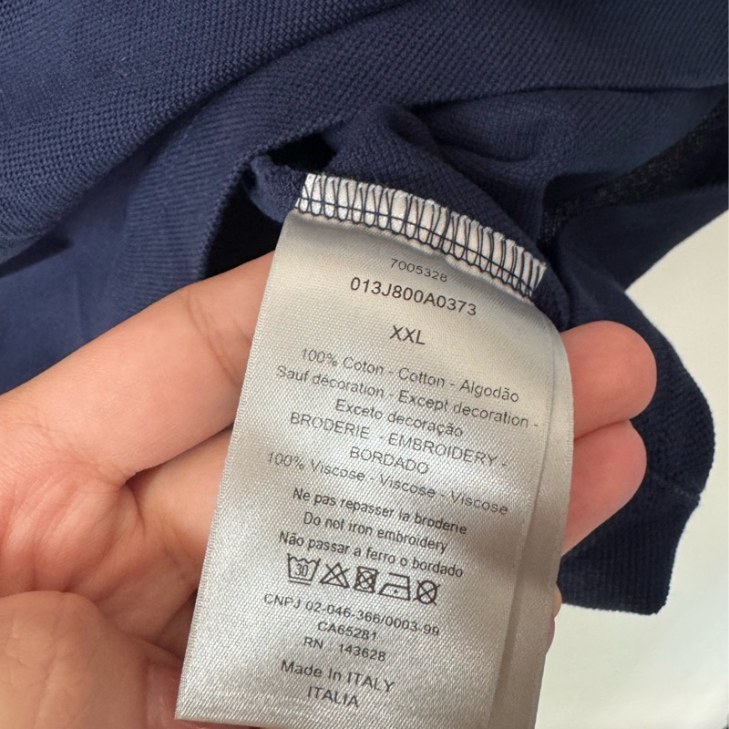 Dior深藍CD logo polo衫-6