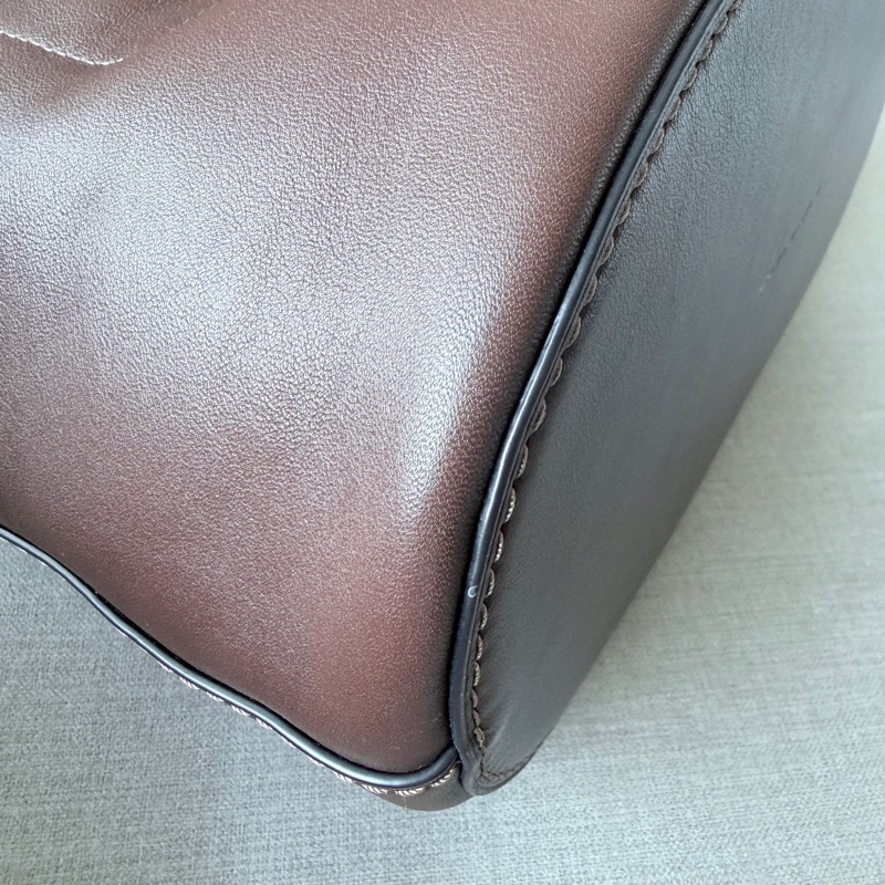 Coach BLEECKER水桶包 楓葉紅色 台灣購證-10