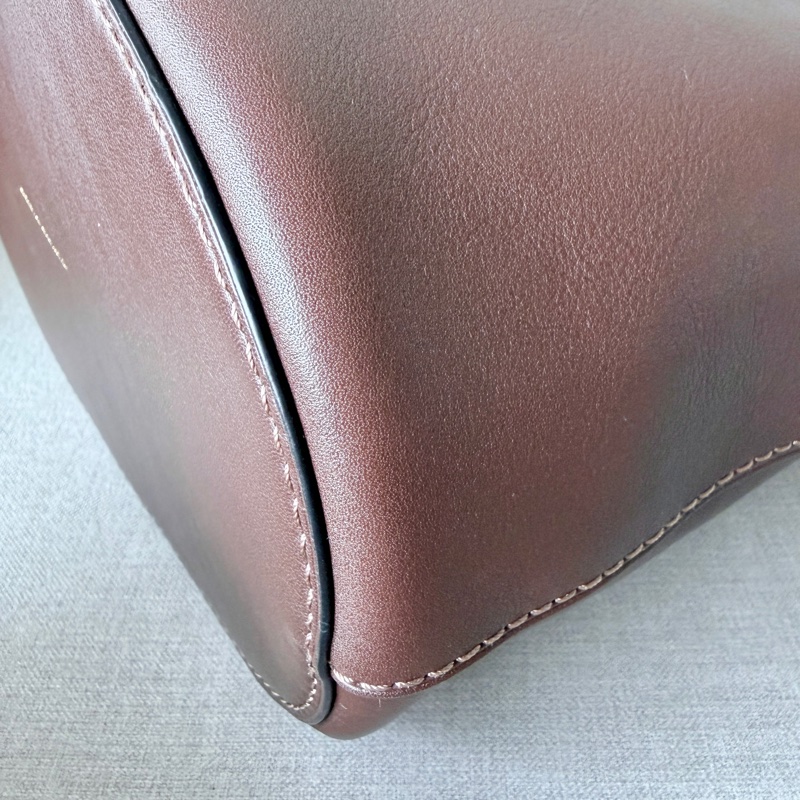 Coach BLEECKER水桶包 楓葉紅色 台灣購證-12