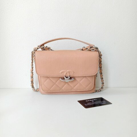 Chanel 香奈兒古巴系列郵差包 24 開有 有卡 2017 年 97 新