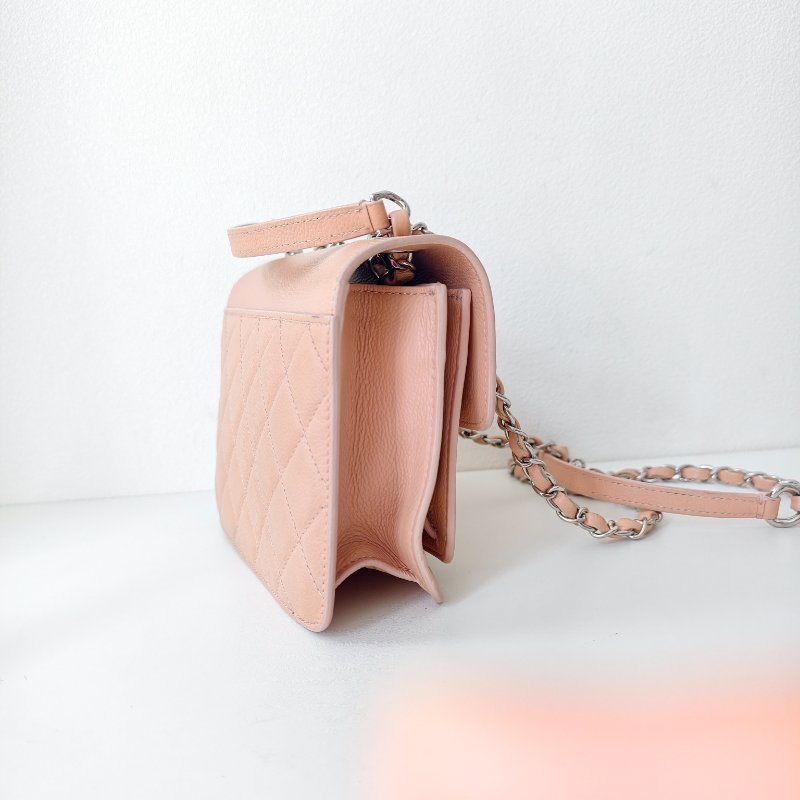 Chanel 香奈兒古巴系列郵差包 24 開有 有卡 2017 年 97 新-7