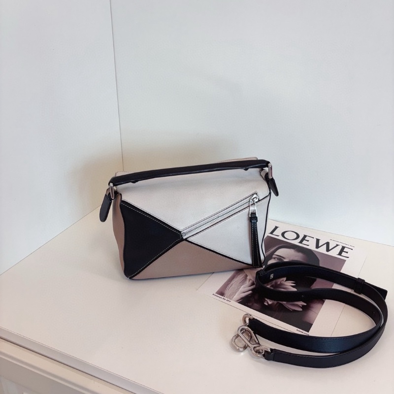 Loewe 三拼色Puzzle小號24x15x10 98新配件塵袋-8