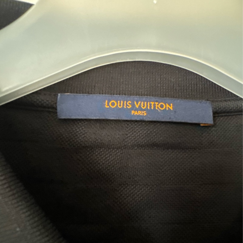 LV黑色格子前口袋polo衫-2