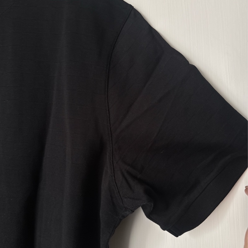 LV黑色格子前口袋polo衫-10