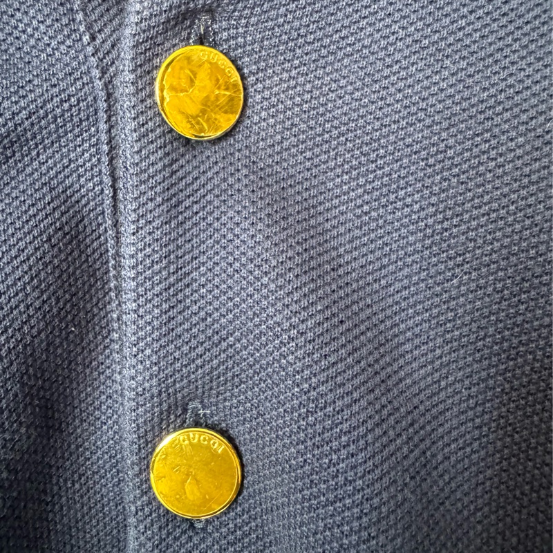 Gucci 深藍紅白logo polo衫-5