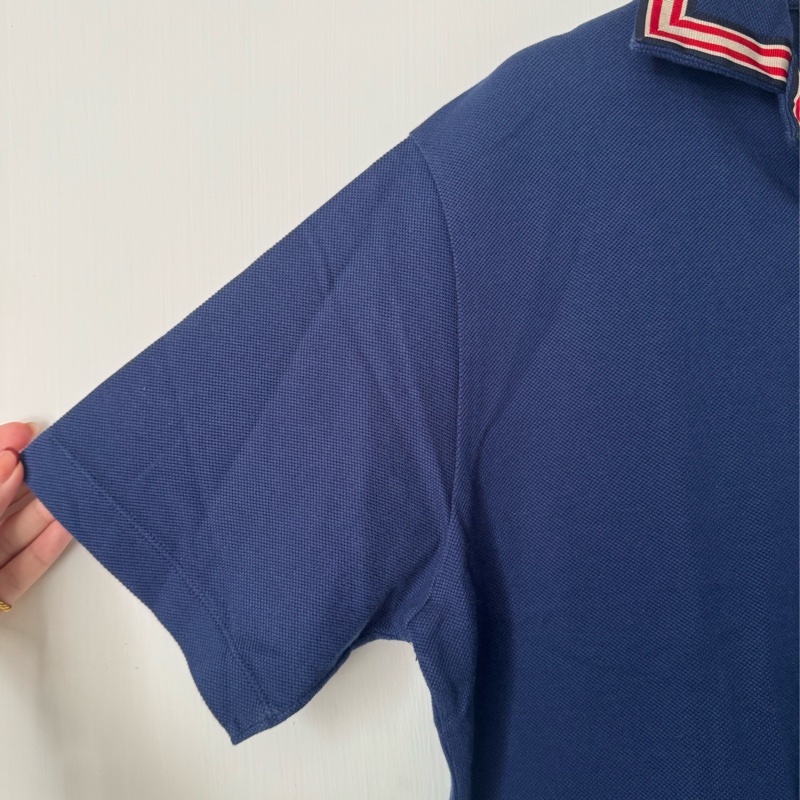Gucci 深藍紅白logo polo衫-6
