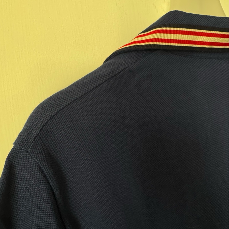 Gucci 深藍紅白logo polo衫-11