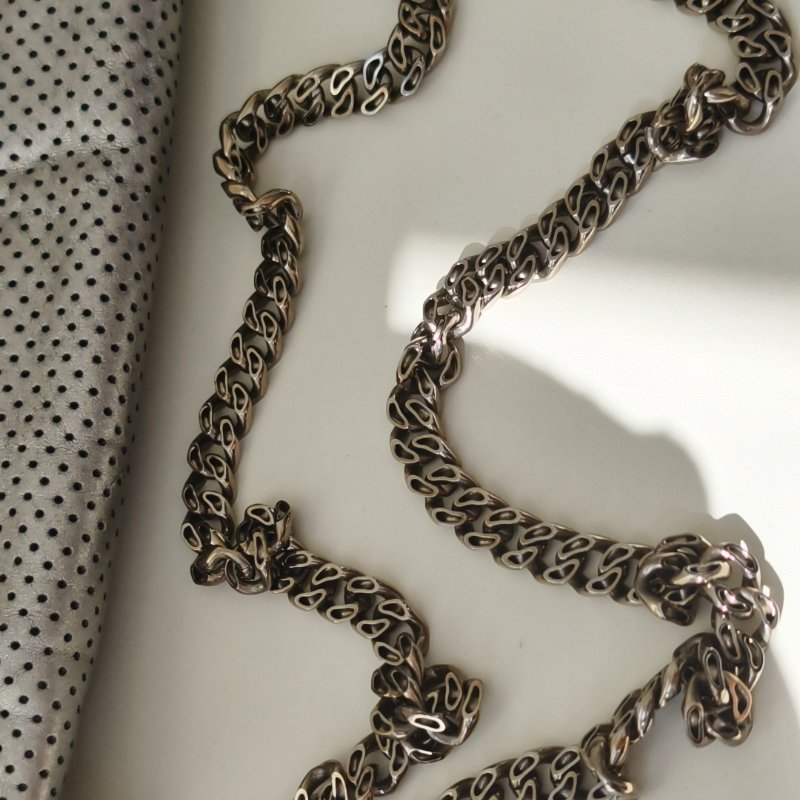 Chanel 香奈兒 銀色口蓋包 2.55 金扣 尺寸：30*19*6cm-22