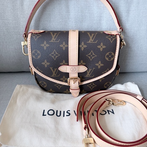 全新 LV Saumur BB雙子星 M46740 肩背、斜背、手提