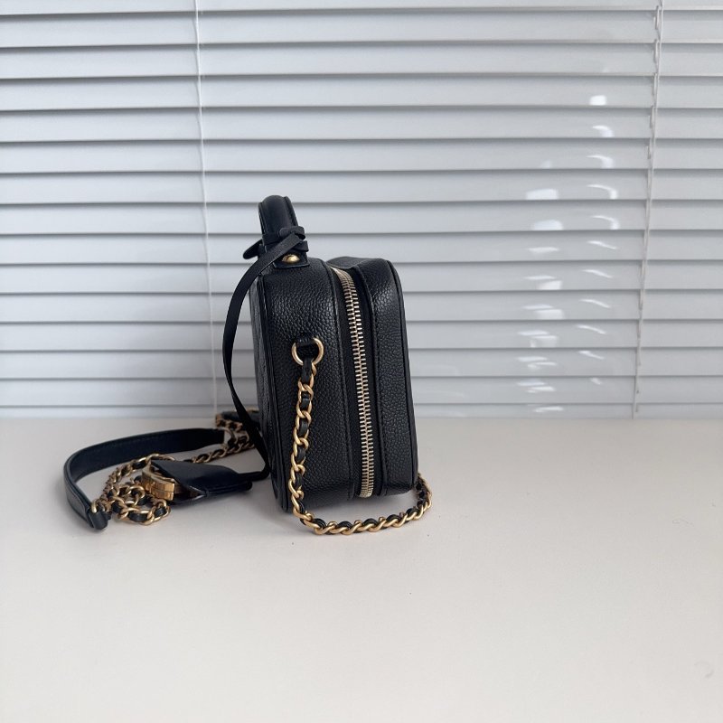 香奈兒 Chanel 相機包 黑色小號 26 開 無卡-2