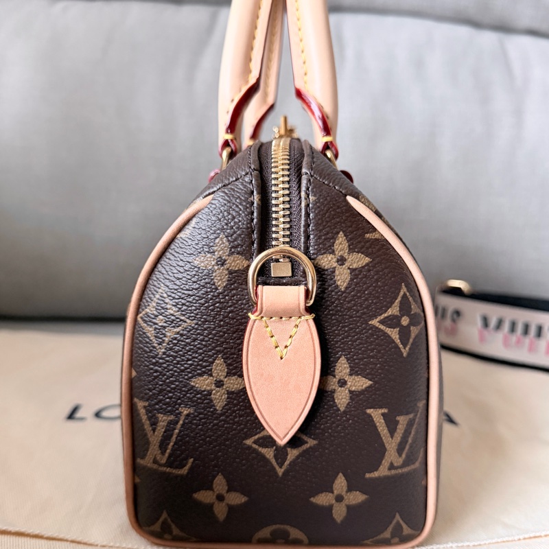 LV speedy 20 肩帶款 M46234 肩背、斜背、手提-3