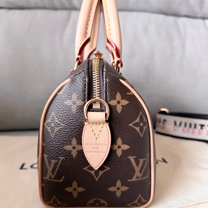LV speedy 20 肩帶款 M46234 肩背、斜背、手提-4