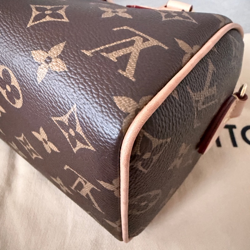 LV speedy 20 肩帶款 M46234 肩背、斜背、手提-13