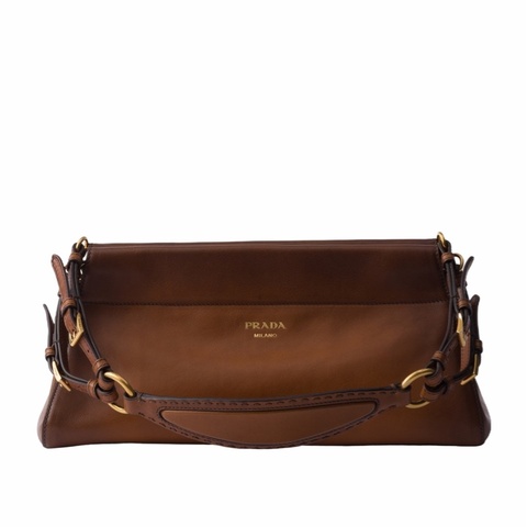 Prada 女士 Enchaîné 中號皮革包均碼碼中號、32.5cm*11cm*15.5cm