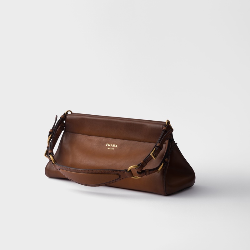 Prada 女士 Enchaîné 中號皮革包均碼碼中號、32.5cm*11cm*15.5cm-2