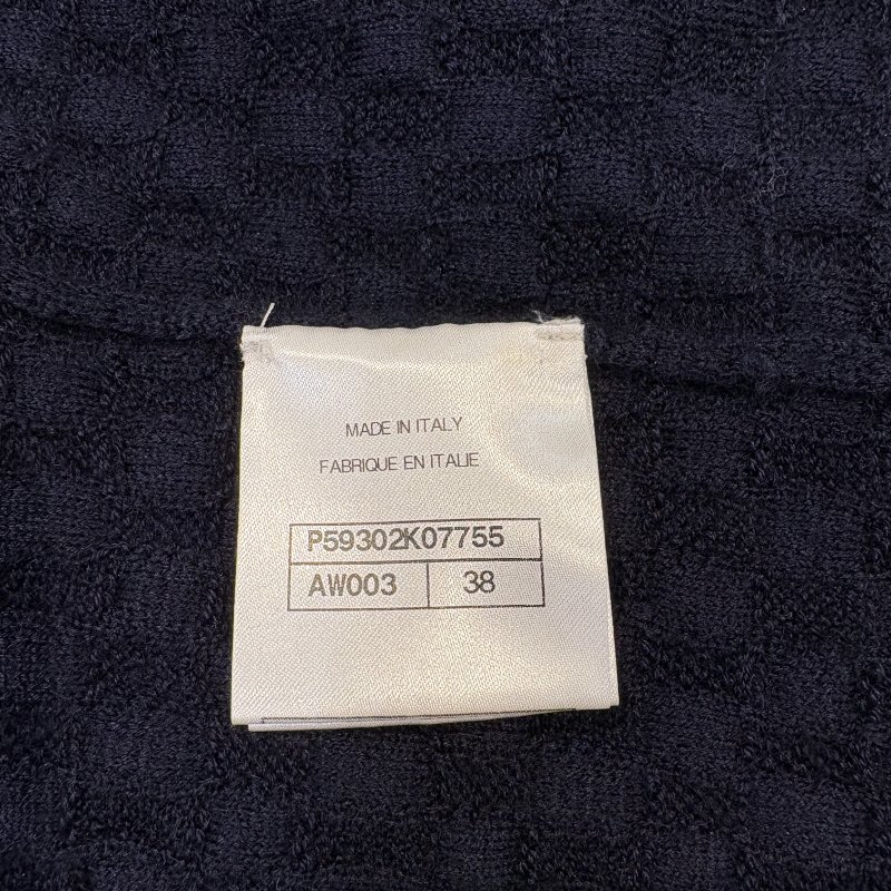 CHANEL 深藍色長袖洋裝-38-8