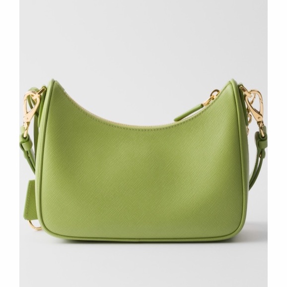 Prada 女士 Re-Edition Saffiano 迷你單肩包均碼碼MINI、22cm*6cm*18cm-3