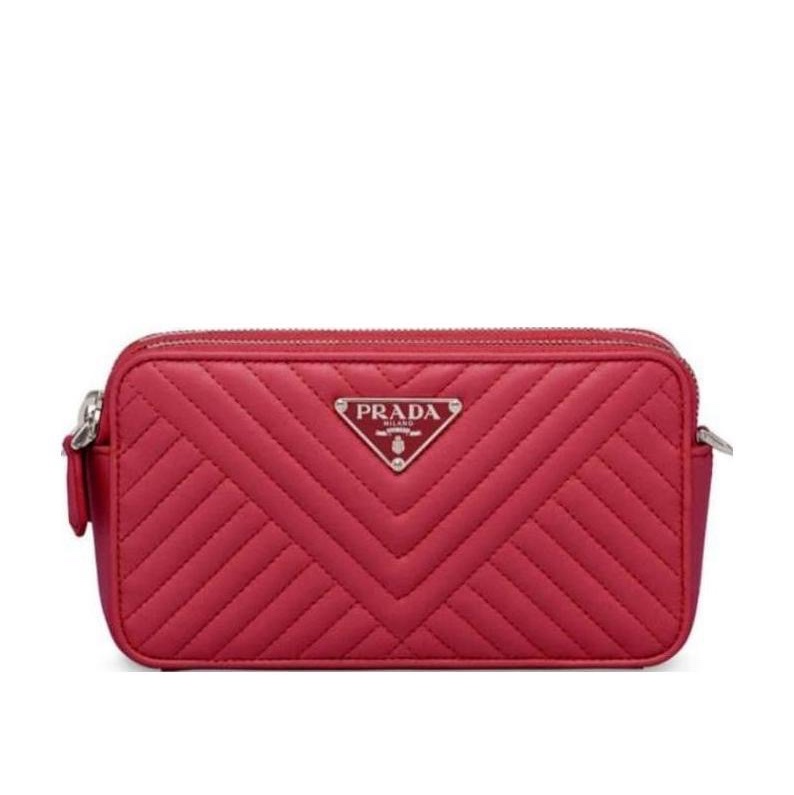 Prada 女士 徽標迷你包均碼碼長:19cm,寬:4.5cm,高:10cm-4