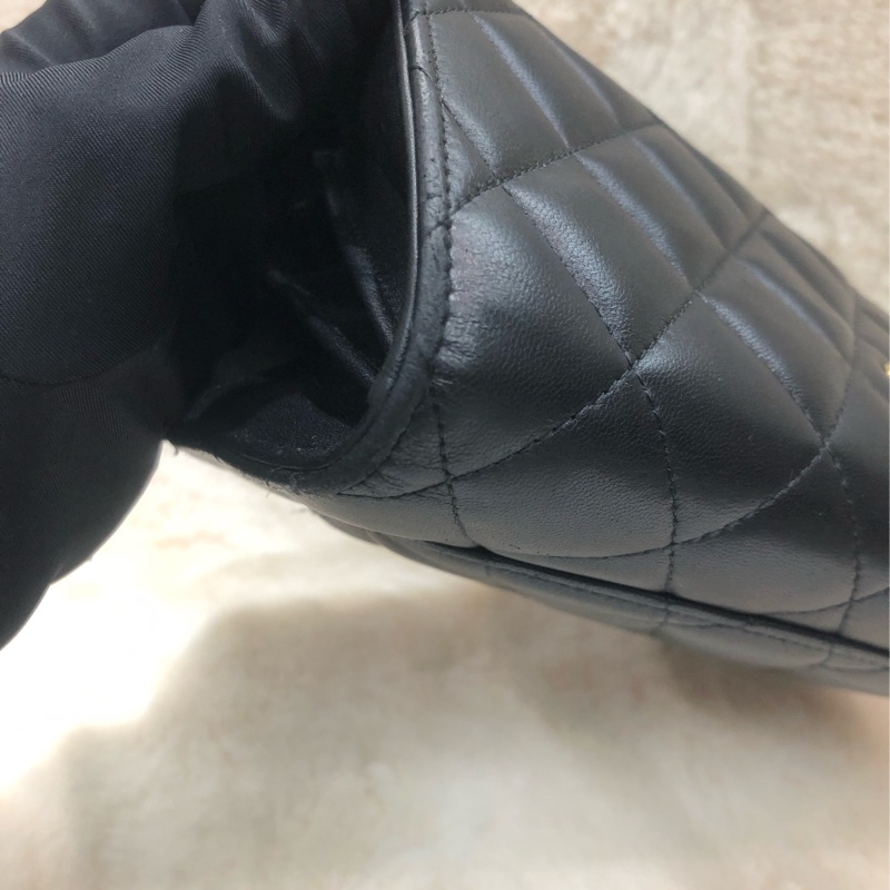 Chanel 黑色長銀包 長夾 芯片 XC177-12