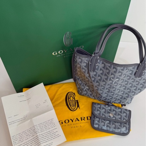 GOYARD｜ tote mini 灰 2024購證