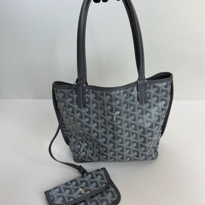 GOYARD｜ tote mini 灰 2024購證-1