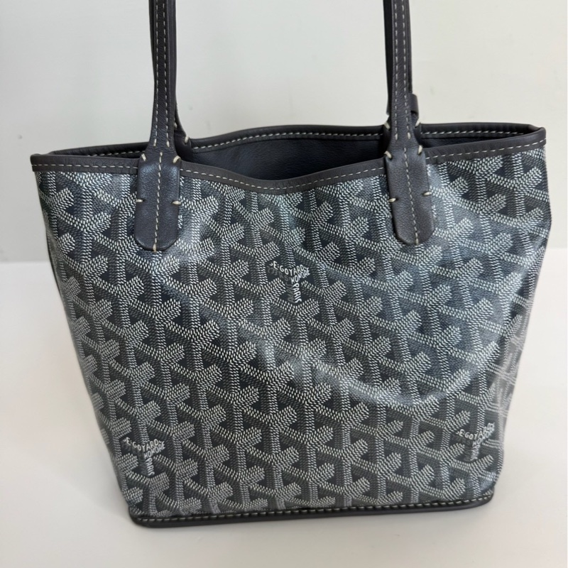 GOYARD｜ tote mini 灰 2024購證-4