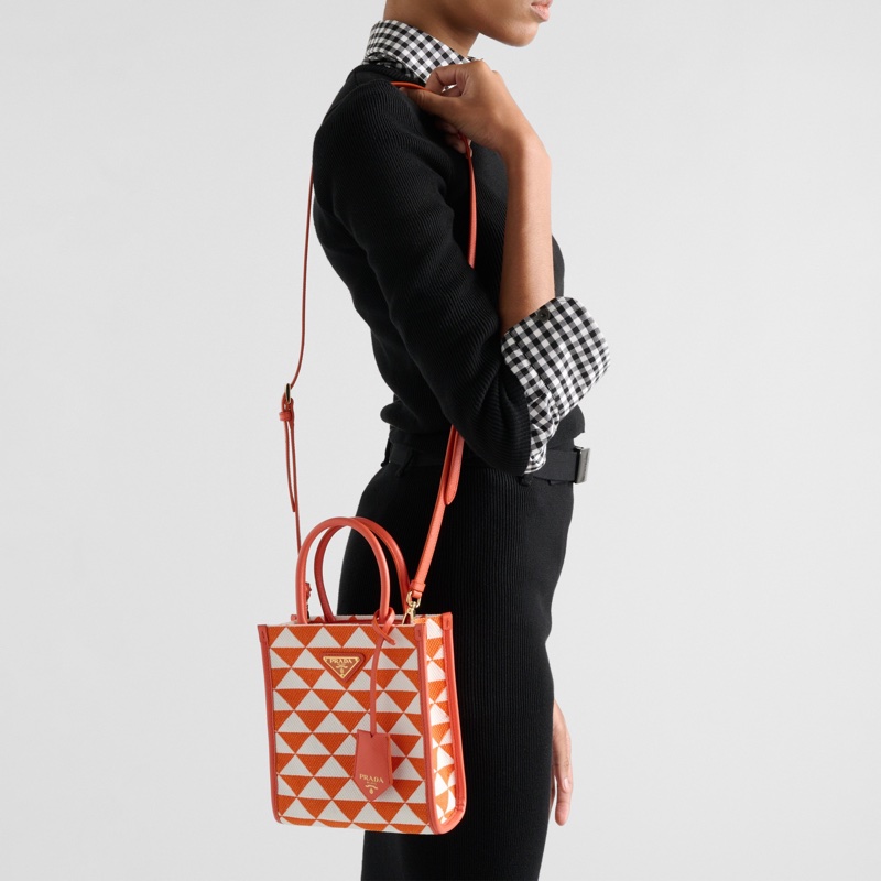 Prada 女士 Symbole 徽標迷你單肩包均碼碼17cm*6cm*19cm-5