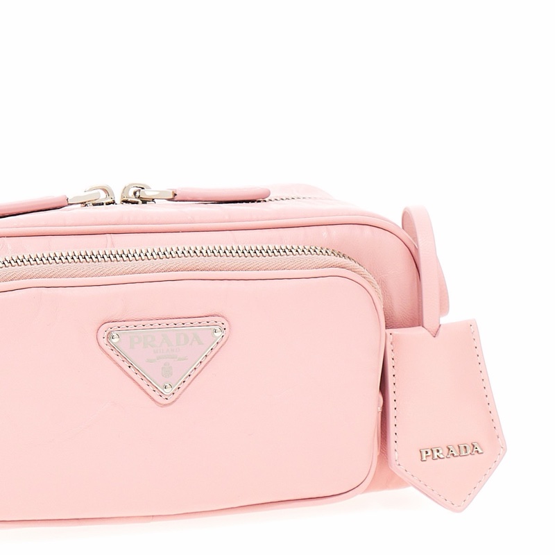 Prada 女士 徽標拉鍊斜挎包均碼碼22cm*11cm*8cm-3