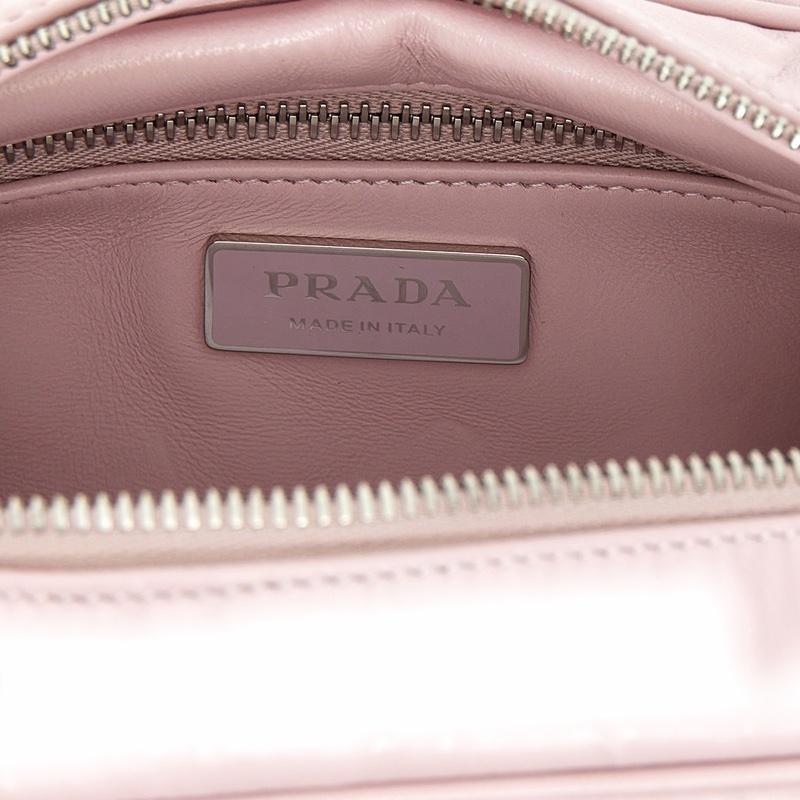 Prada 女士 徽標拉鍊斜挎包均碼碼22cm*11cm*8cm-4