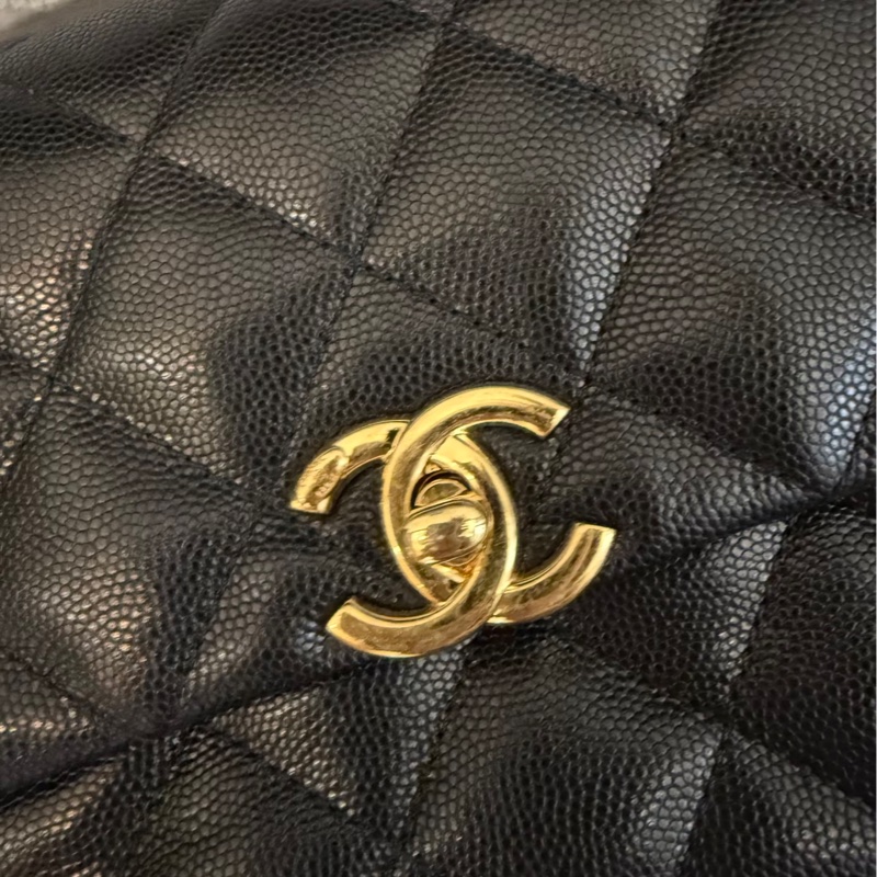 Chanel香奈兒22k荔枝皮方胖 日本購證 2027保固中-1