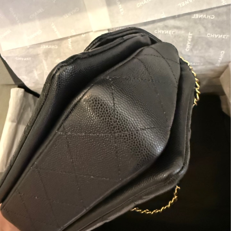 Chanel香奈兒22k荔枝皮方胖 日本購證 2027保固中-4