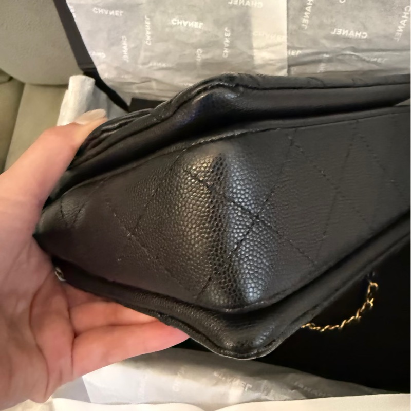 Chanel香奈兒22k荔枝皮方胖 日本購證 2027保固中-5