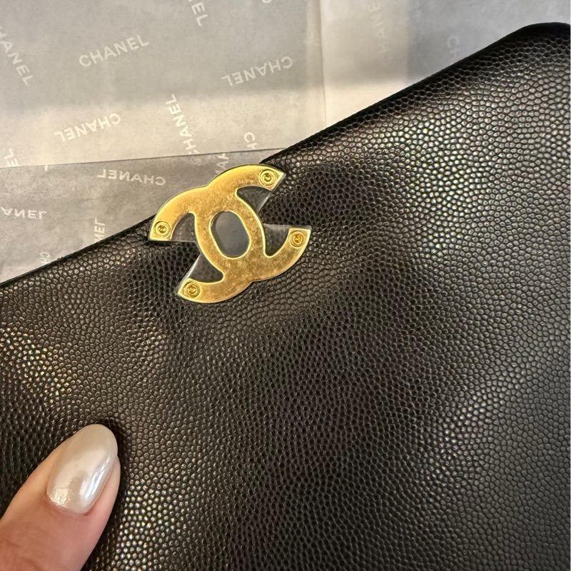 Chanel香奈兒22k荔枝皮方胖 日本購證 2027保固中-7