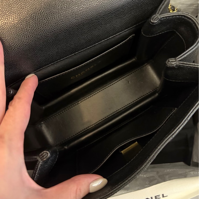 Chanel香奈兒22k荔枝皮方胖 日本購證 2027保固中-8