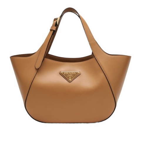 Prada 女士 中號徽標手提包均碼碼中號、28cm*7.5cm*20.5cm