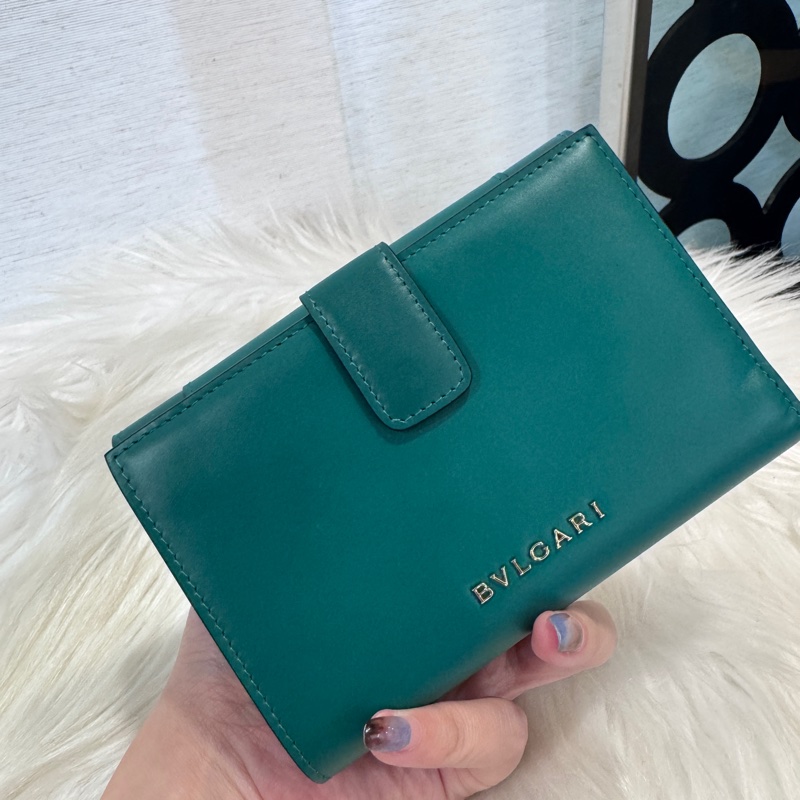 Bvlgaari 寶格麗 Serpenti 經典綠拼紫蛇頭中夾 近全新-4