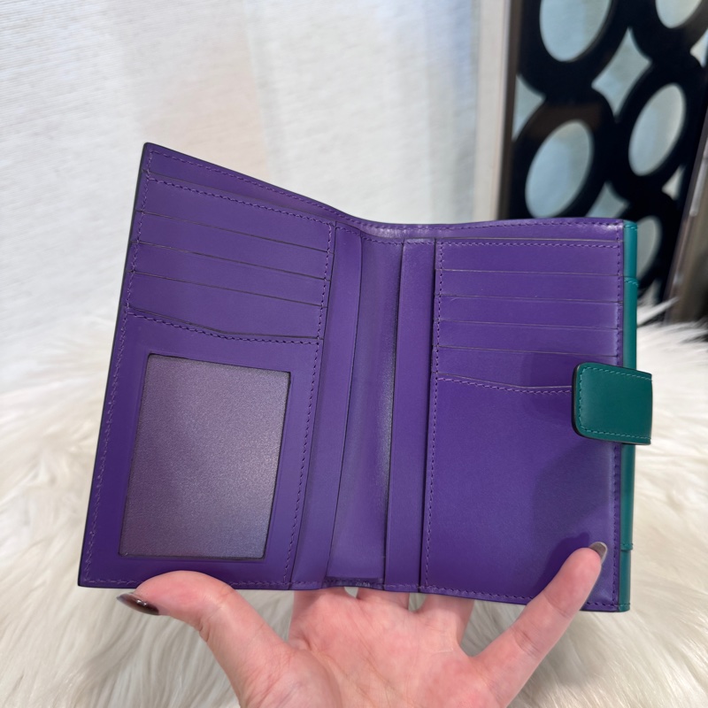 Bvlgaari 寶格麗 Serpenti 經典綠拼紫蛇頭中夾 近全新-7