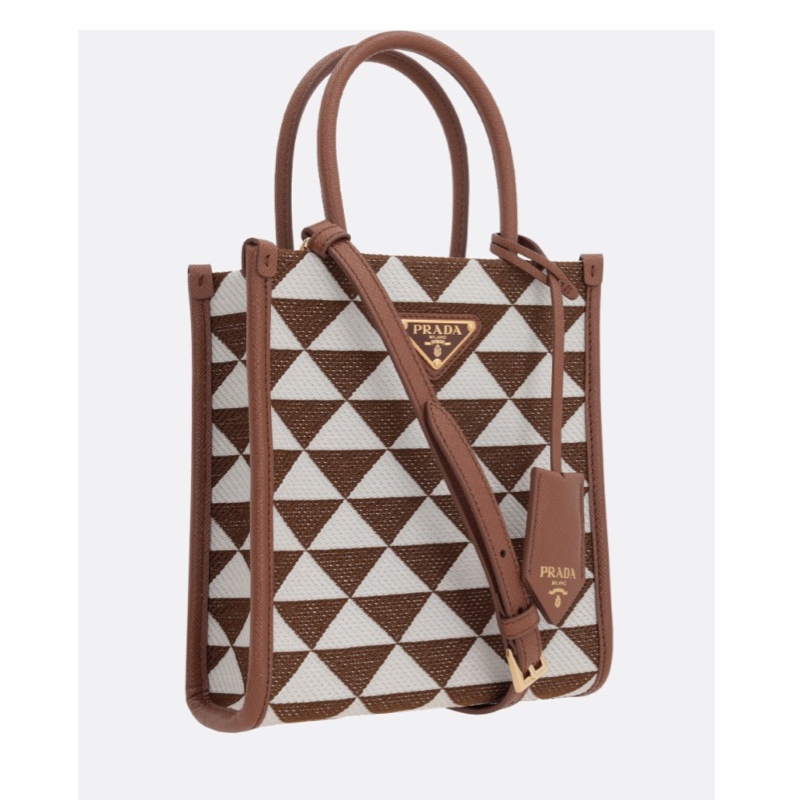 Prada 女士 Symbole 徽標單肩包均碼碼MINI、19cm*6cm*17cm-2