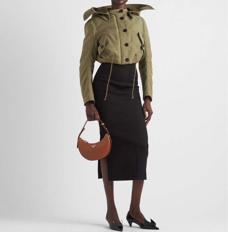 Prada 女士 Arqué徽標單肩包均碼碼22.5cm*6cm*18.5cm-6