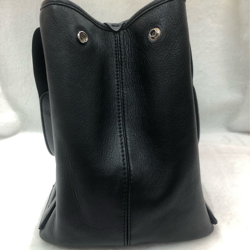 Balenciaga 黑色皮革拼布 Tote XC179-2