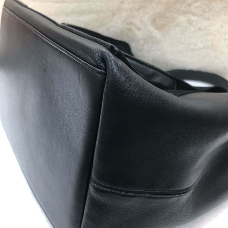 Balenciaga 黑色皮革拼布 Tote XC179-10