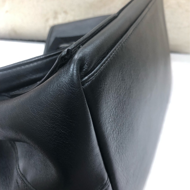 Balenciaga 黑色皮革拼布 Tote XC179-11