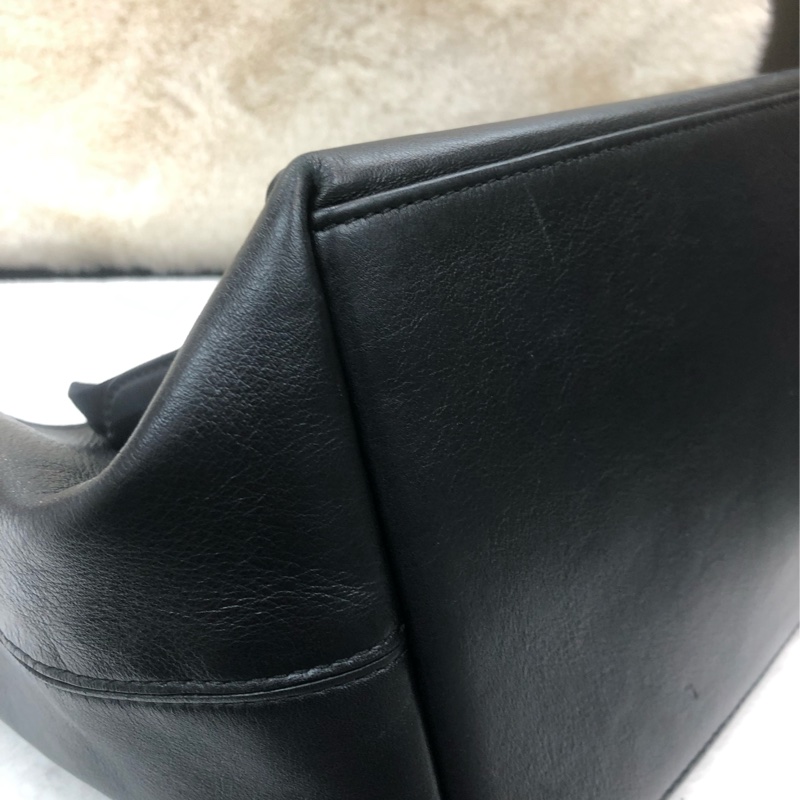 Balenciaga 黑色皮革拼布 Tote XC179-13