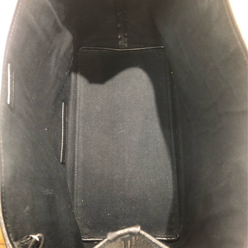 Balenciaga 黑色皮革拼布 Tote XC179-16